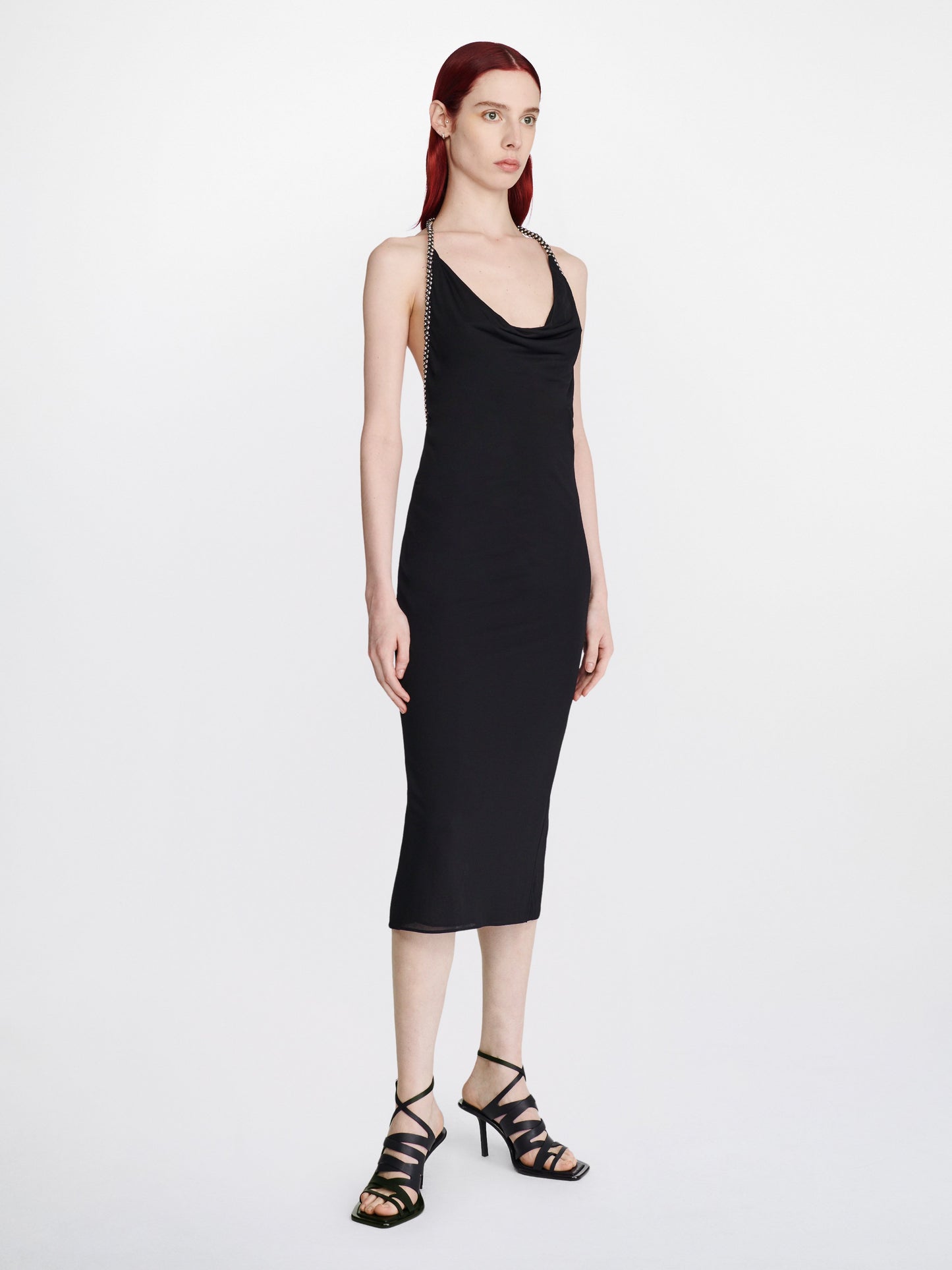 BARBALL ROPE SLIP HALTER DRESS