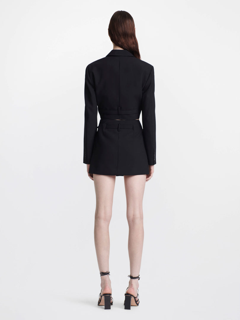 INTERLOCK BLAZER SKIRT